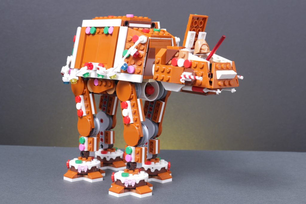 LEGO Christmas 2025 sets 40812 Snowman Ornaments 40809 Festive Gingerbread House 40820 Up Scaled Santa Minifigure 40806 Gingerbread AT AT Walker review 25 1024x683