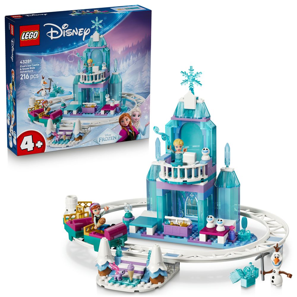 LEGO Disney 43281 Elsas Ice Castle Snow Ride Adventure