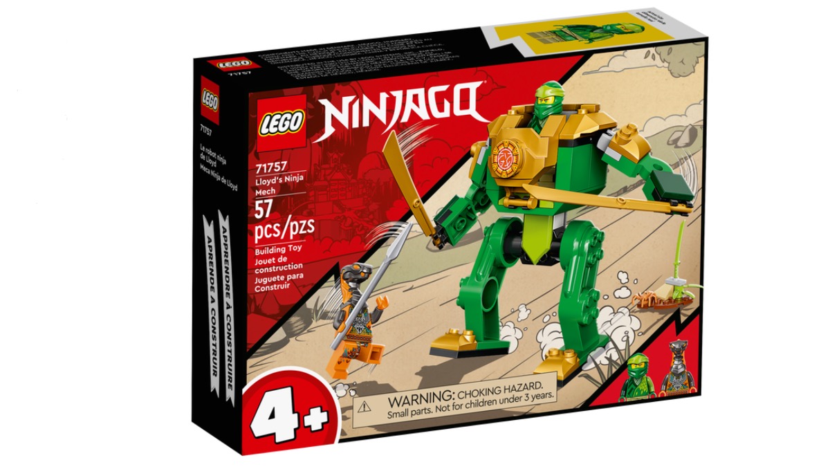 New-look artwork style for LEGO NINJAGO sets in 2022