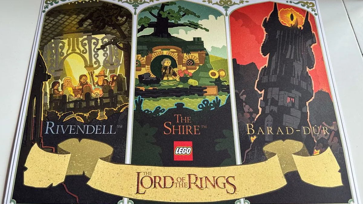 Here’s how to get your free LEGO The Lord of the Rings poster