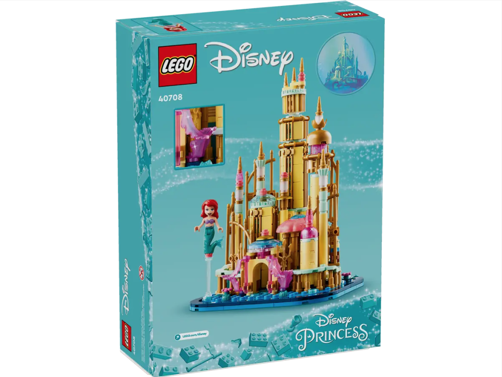 LEGO Disney 40708 Mini Disney Ariels Castle box back 1024x769