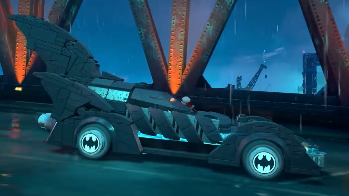 Legacy of the Dark Knight’s LEGO Batman Forever Batmobile is minifigure-scale
