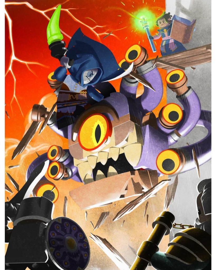 LEGO Dungeons Dragons posters Jordan Scott Instagram 1 819x1024