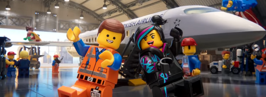 The LEGO Movie stars present Turkish Airlines safety video