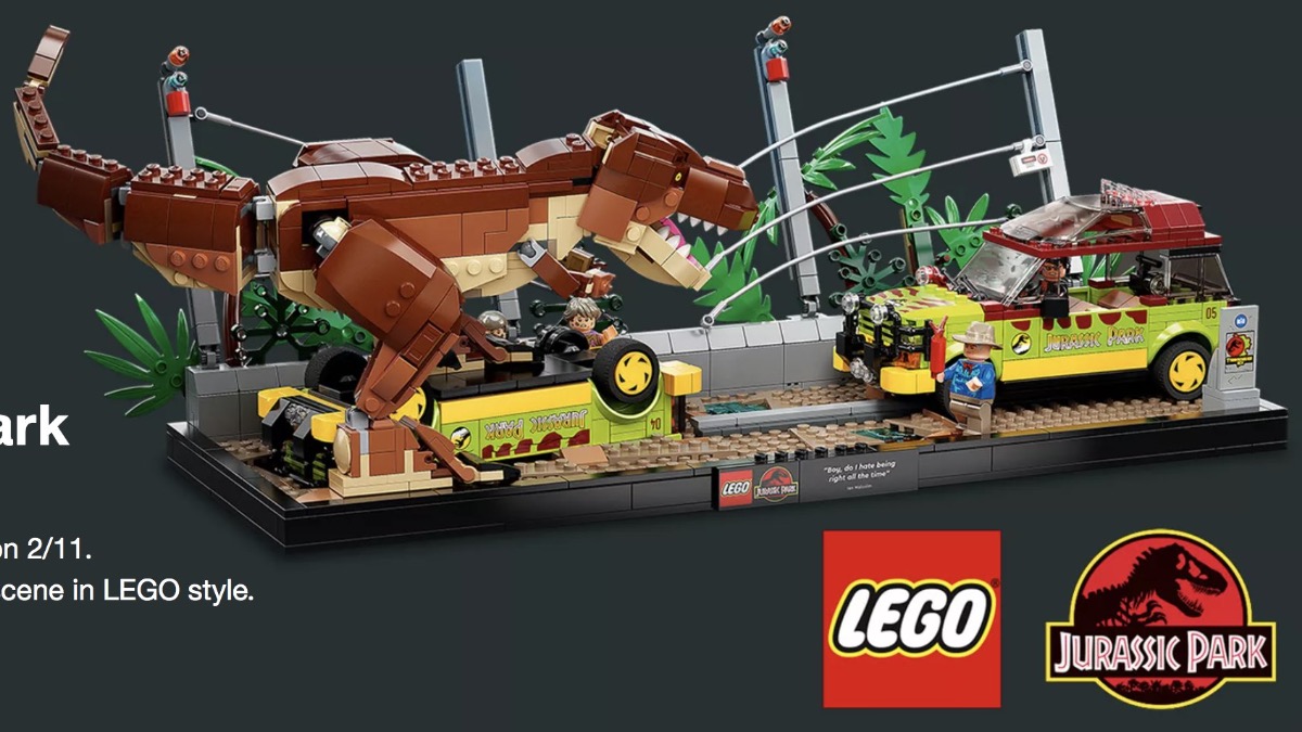 LEGO 76956 Jurassic Park T. rex Breakout revealed by Target