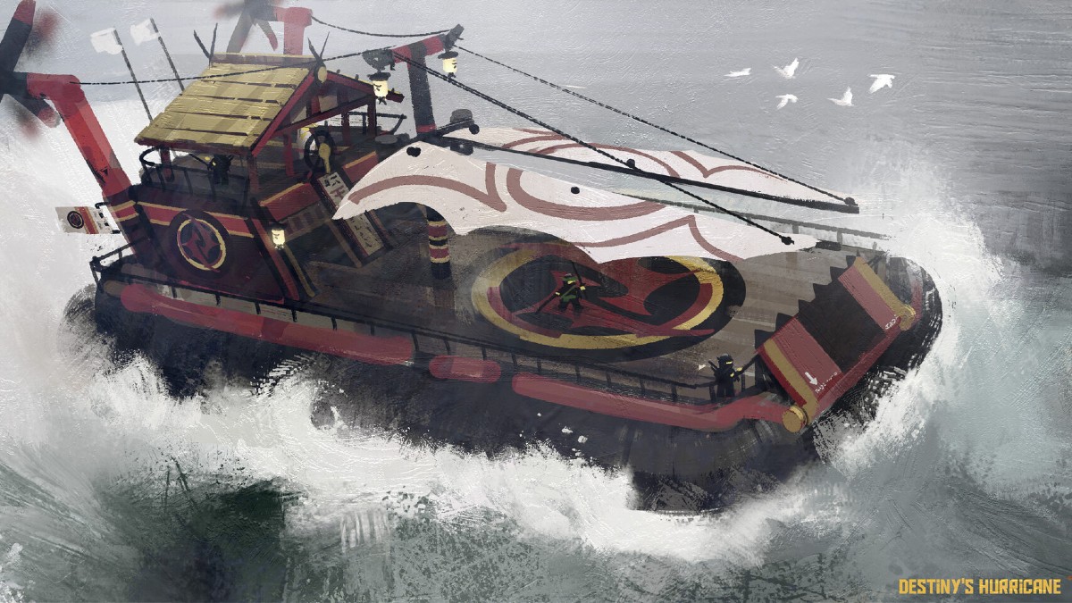 LEGO NINJAGO nearly had a hovercraft in the Seabound season