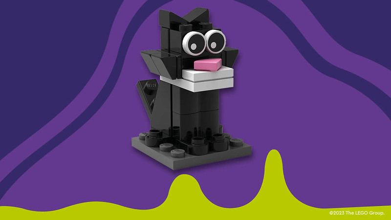 LEGO Halloween Black Cat model