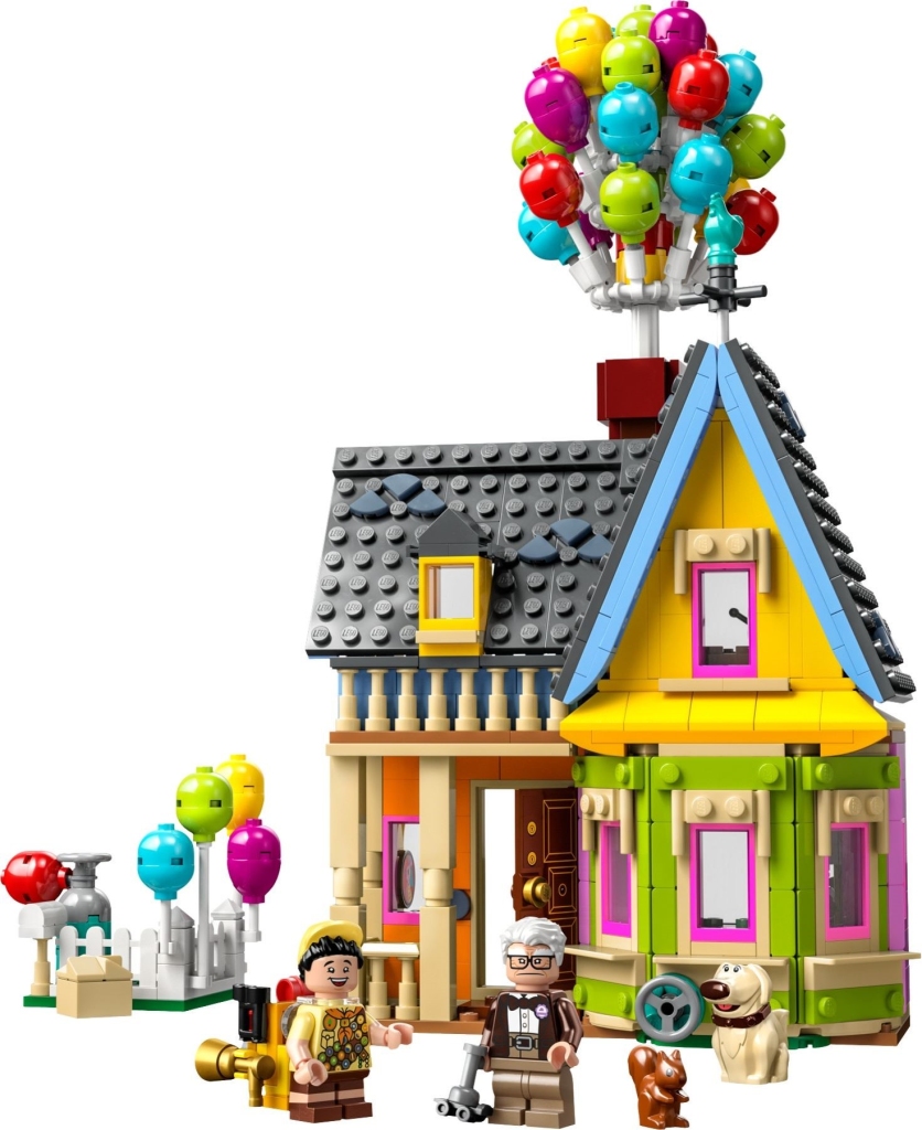 LEGO Disney 43217 Up House contents 836x1024