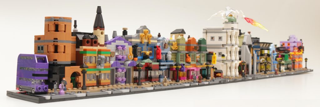 LEGO Harry Potter 76444 Diagon Alley Wizarding Shops review 94a 1024x343