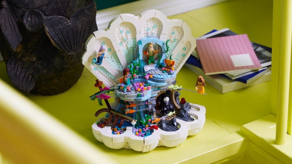 LEGO Disney 43225 The Little Mermaid Royal Clamshell lifestyle 3 featured 1024x576