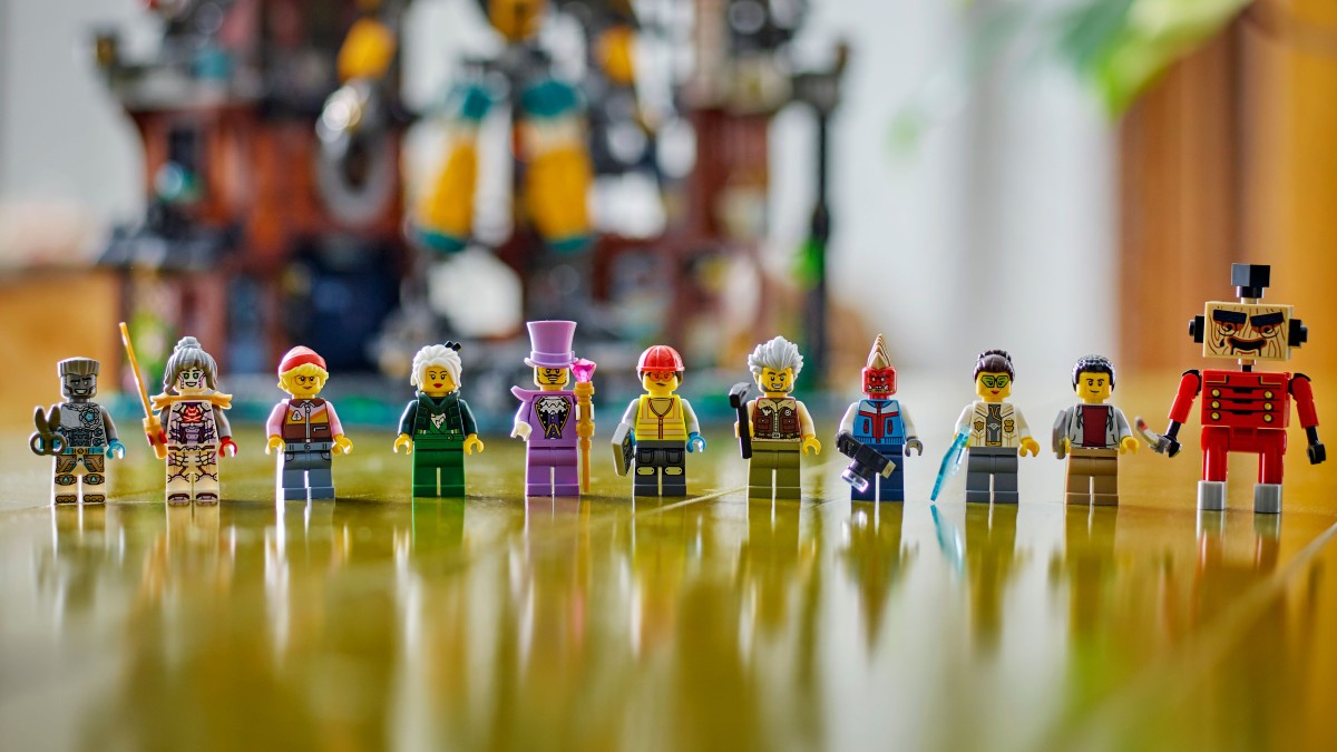 Who's who in LEGO 71837 NINJAGO City Workshops?
