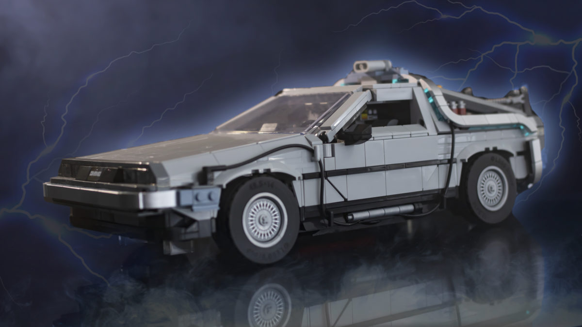LEGO ICONS 10300 Back to the Future Time Machine in stock at original US price