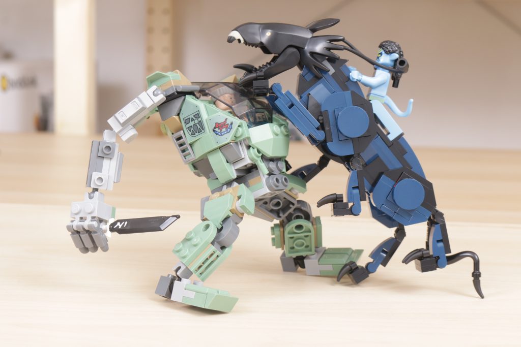 How to improve LEGO Avatar 75571 Neytiri Thanator vs. AMP Suit Quaritch rebuild MOC mod 37 1024x683