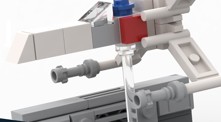 LEGO Star Wars make and take X-wing Trench Run instructions shared