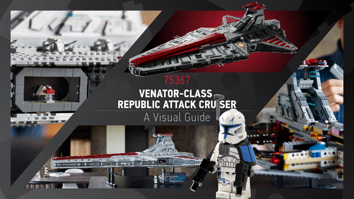 LEGO Star Wars 75367 Venator-Class Republic Attack Cruiser visual tour and gallery