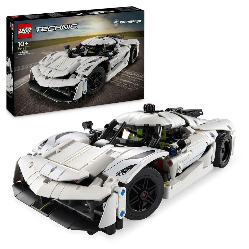 LEGO Technic 42184 Koenigsegg Jesko Absolut White Hypercar 1 1024x1024