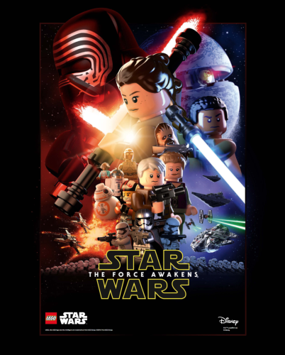 LEGO Star Wars May the 4th 2016 The Force Awakens poster