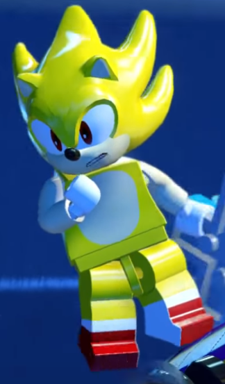 LEGO Dimensions sonic the hedgehog super sonic