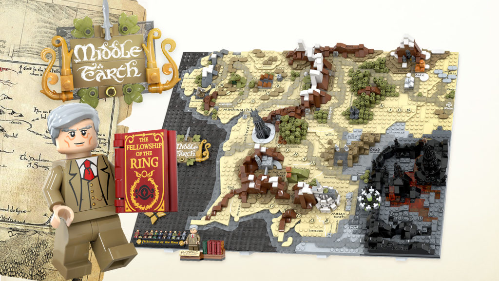 LEGO Ideas A Map of Middle earth 1