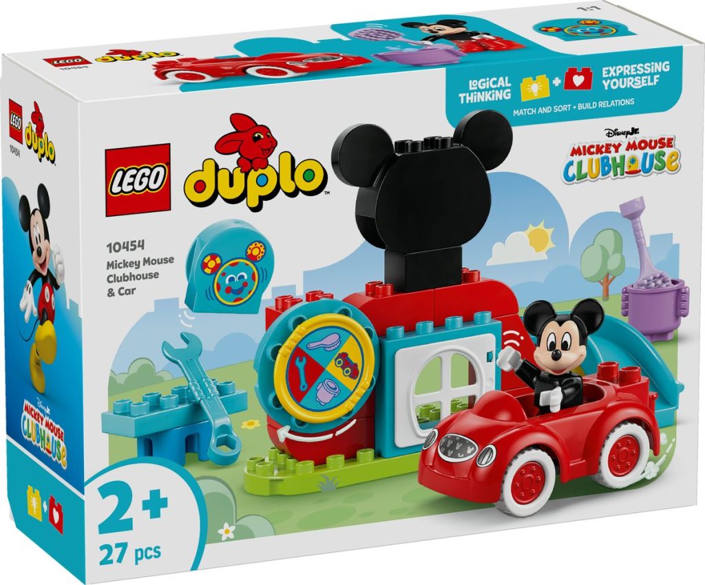 10454 LEGO Mickys Clubhaus und Auto 1024x850