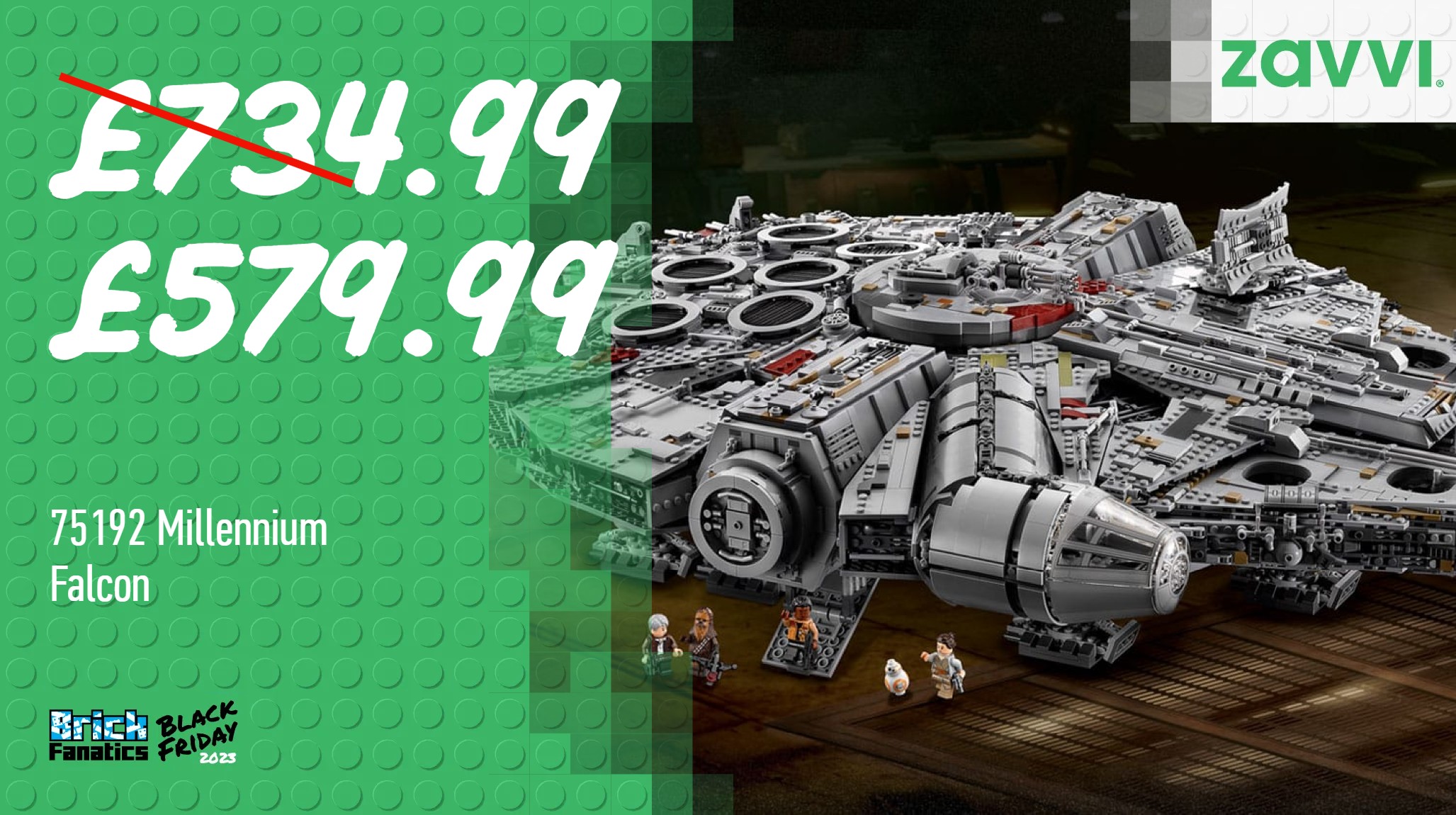 Price slashed on LEGO Star Wars UCS Millennium Falcon