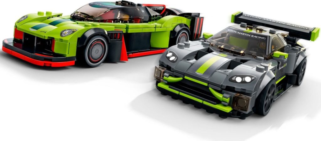 LEGO Speed Champions 76910 Aston Martin Valkyrie AMR Pro and Aston Martin Vantage GT3 2 1024x450