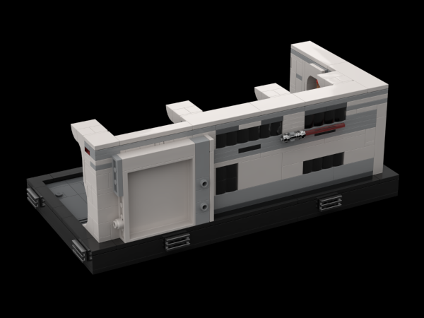 REBRICKABLE LEGO Star Wars 75387 Boarding the Tantive IV diorama 2