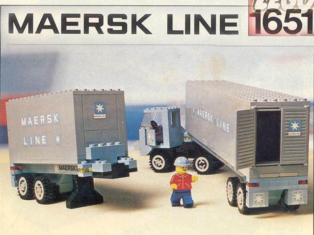 LEGO 1651 Maersk Line Container Lorry