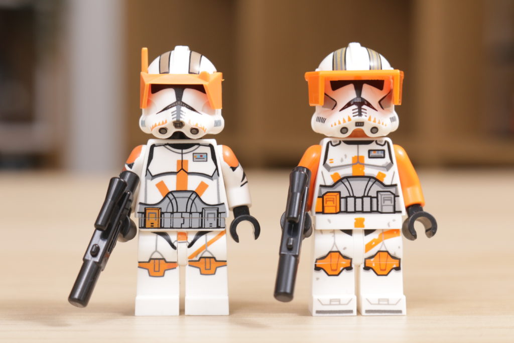 LEGO Star Wars 75337 AT TE Walker Commander Cody minifigure Clone Army Customs comparison 2 1024x683