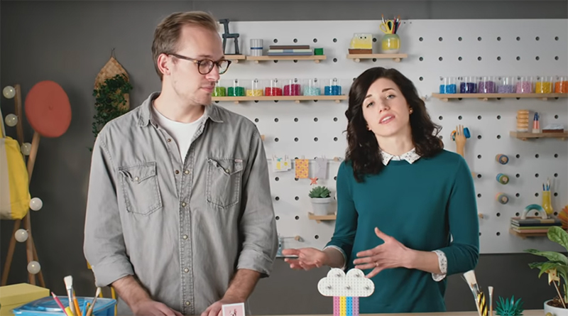 LEGO designers demonstrate DOTS home décor