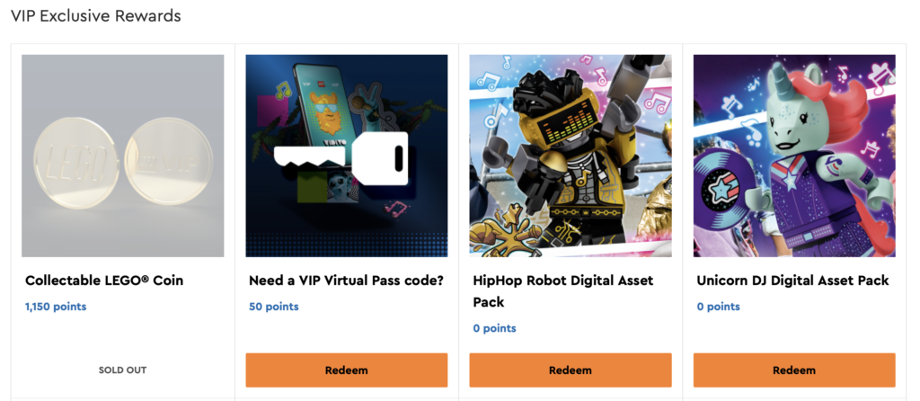 LEGO Gold Coin VIP Rewards Centre Screenshot 5 1