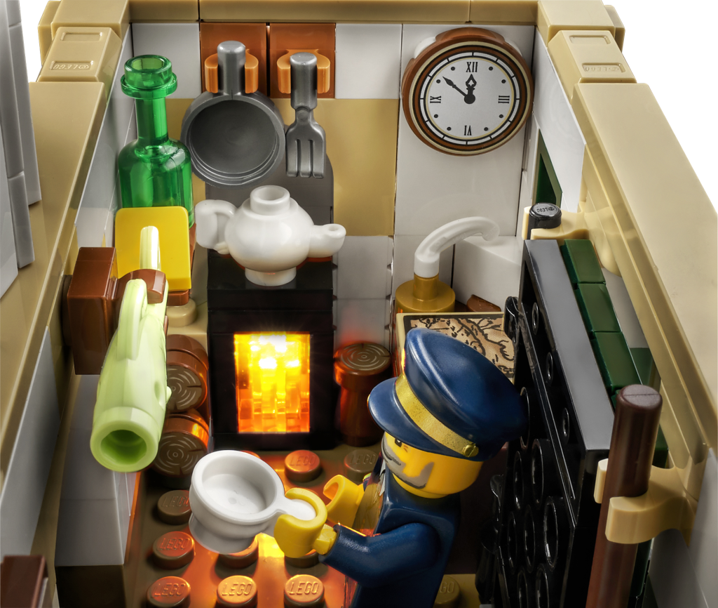 LEGO Ideas 21336 Motorised Lighthouse interior 1024x866