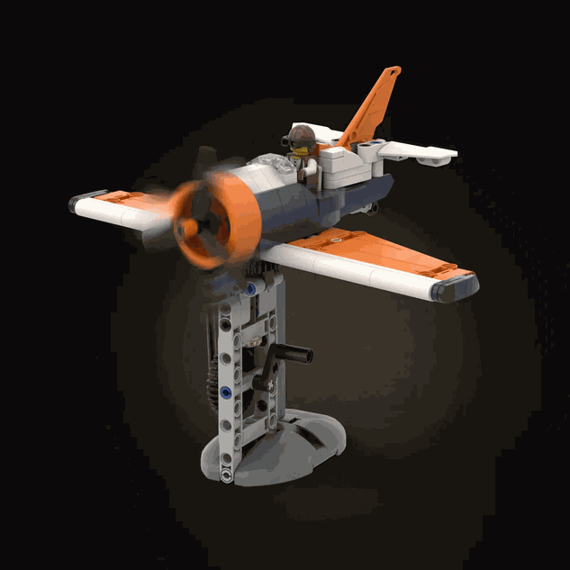 LEGO Ideas Dream GWP Propeller Plane Desk Fan