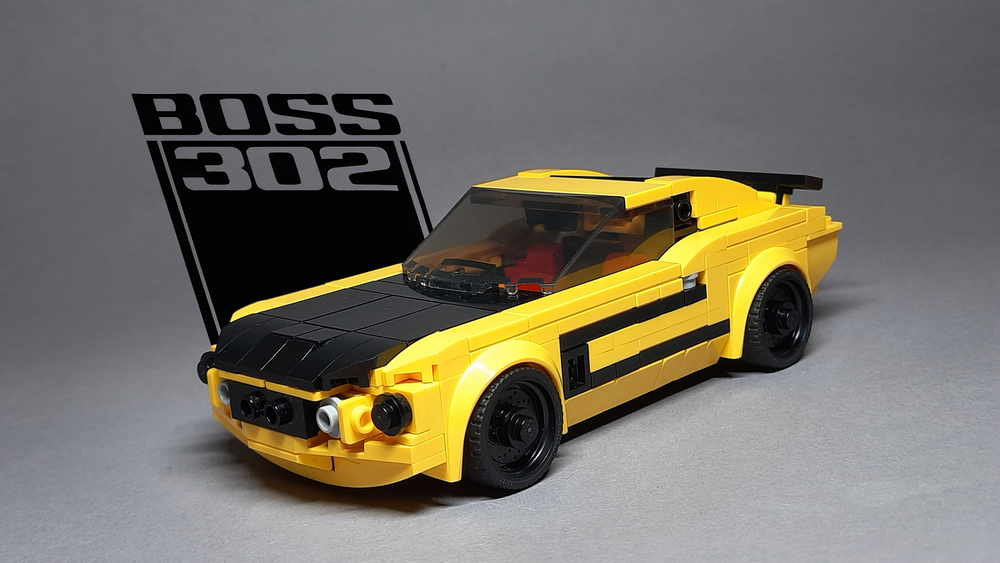 REBRICKABLE LEGO Speed Champions 76901 Toyota GR Supra alt build Mustang