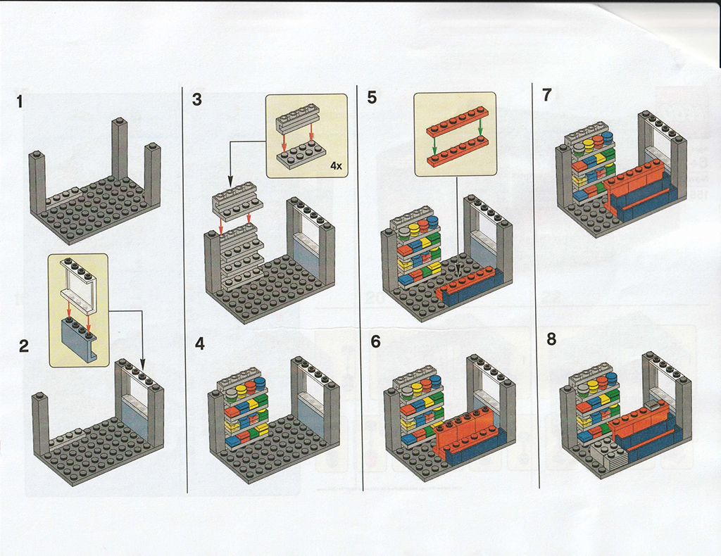 LEGO Newsstand Instructions 2