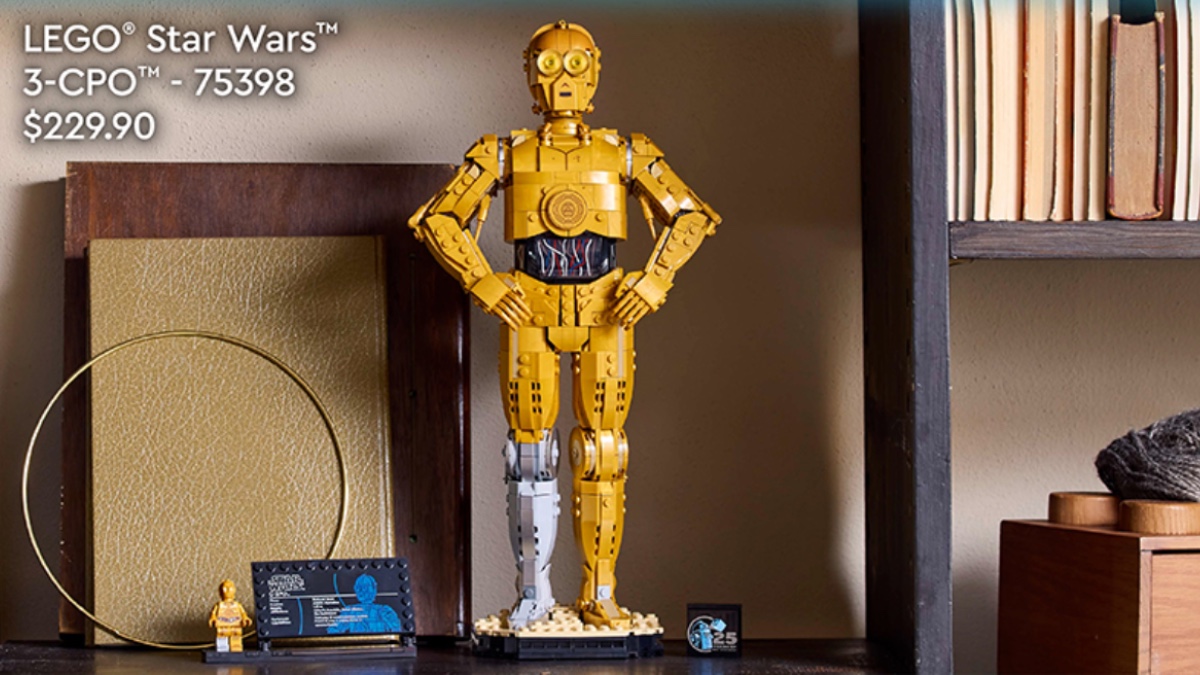 LEGO Star Wars 75398 C-3PO 25th anniversary set revealed