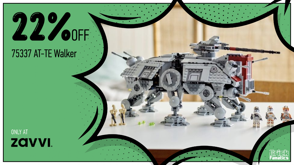 Huge saving on LEGO Star Wars 75337 AT-TE Walker at Zavvi