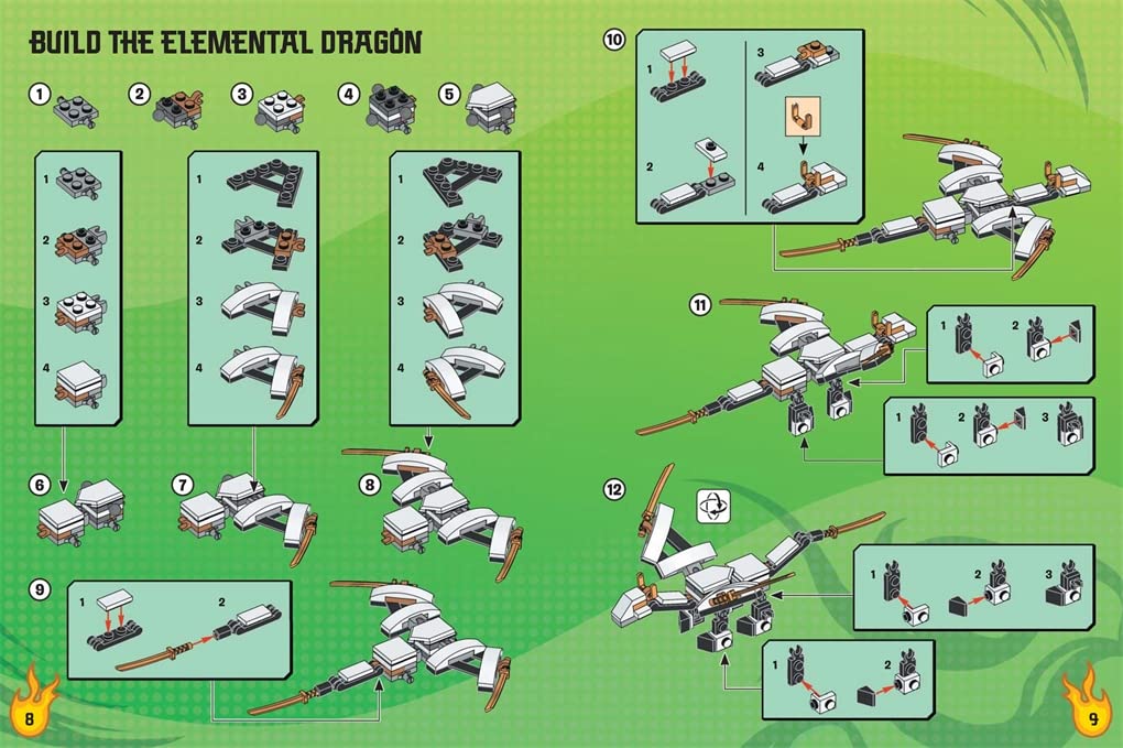 LEGO NINJAGO Build and Stick Dragons 1