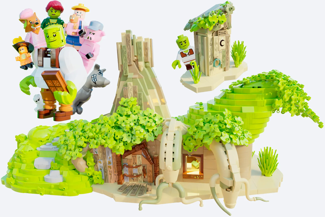 LEGO Ideas Dreamworks Shrek Swamp 1