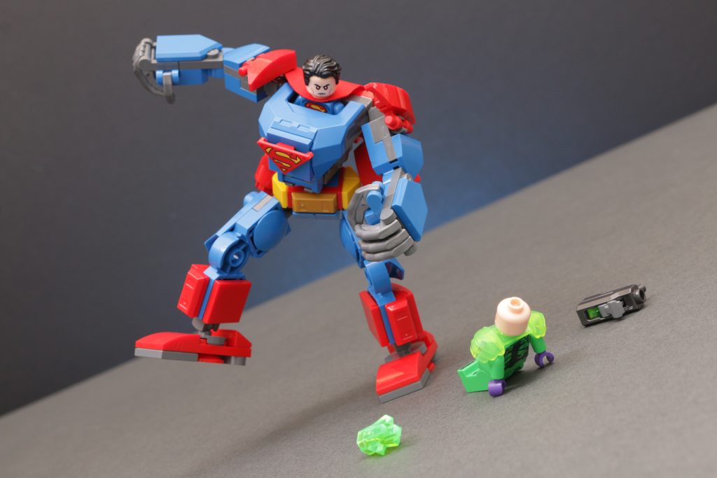 LEGO DC 76302 Superman Mech vs. Lex Luthor and 76301 Batman Batmobile vs. Mr. Freeze review 2 1024x683