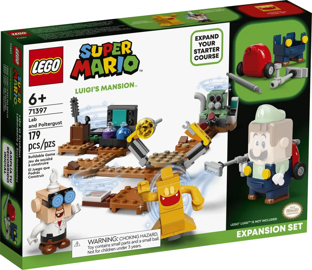 LEGO Super Mario 71397 Luigis Mansion Lab and Poltergust 1 1024x886