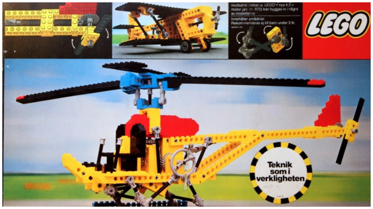A brief look at LEGO Technic helicopters through the years