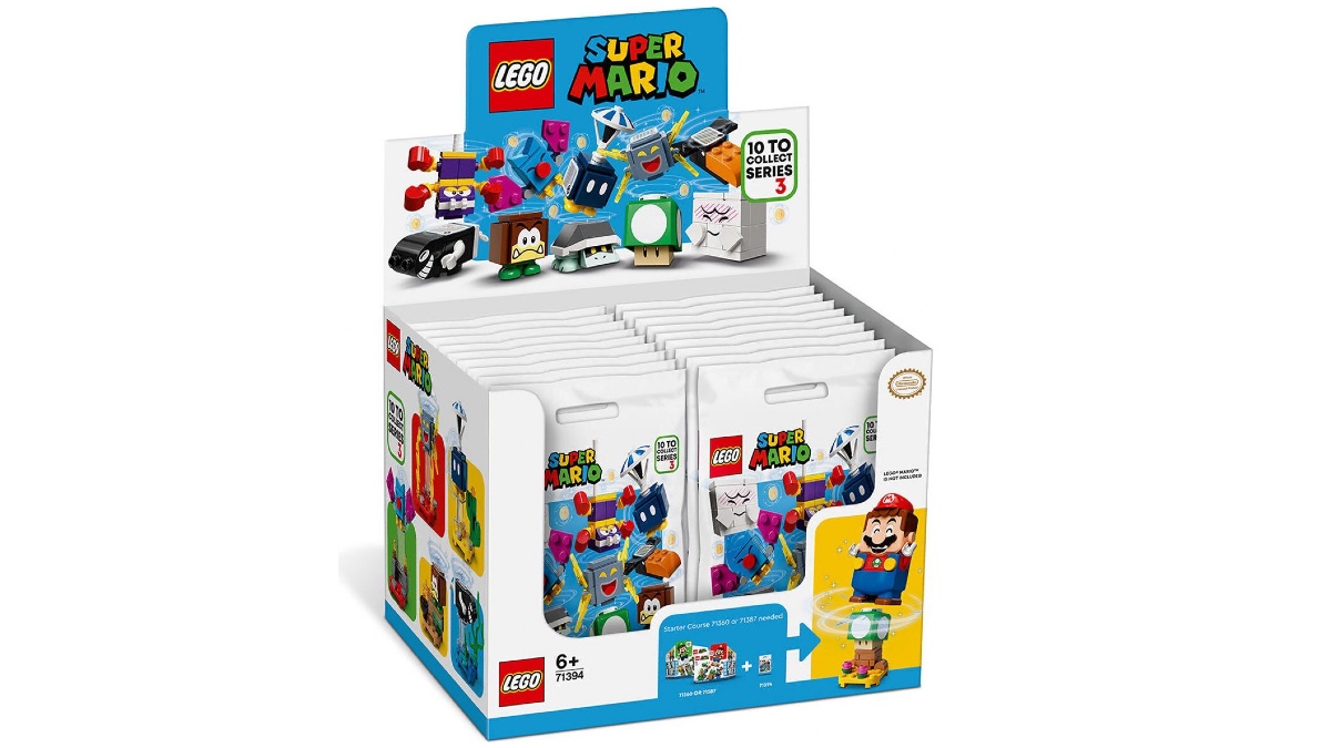 LEGO Super Mario 71394 Character Packs – Series 3 box distribution