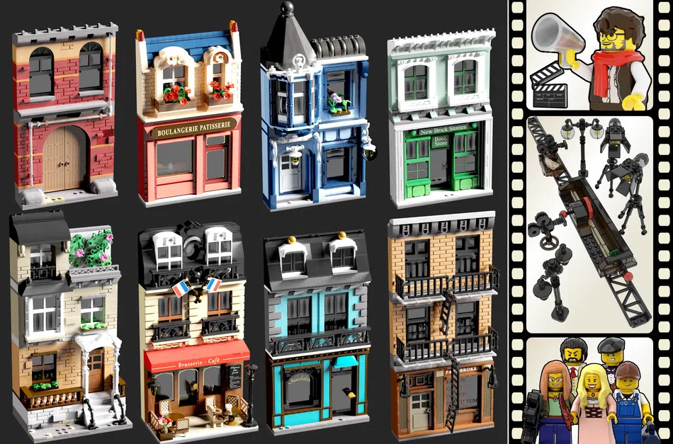 LEGO Ideas Movie Set Props