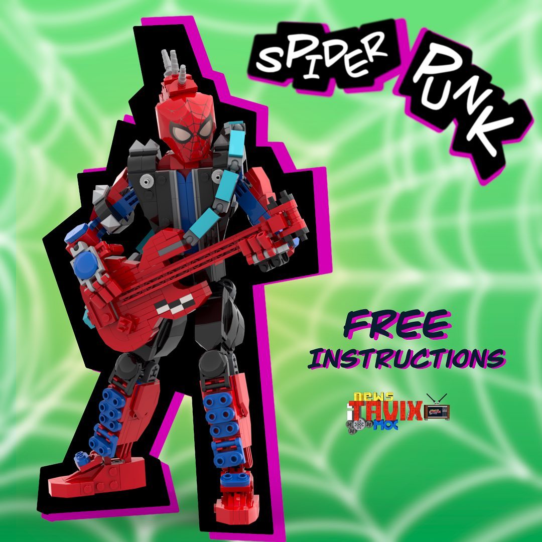 lego spider punk figure 76226 itavix 2
