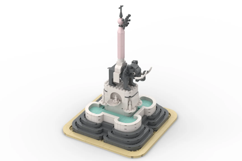 LEGO Ideas U Liotru Elephant Fountain Catania 1 1024x683