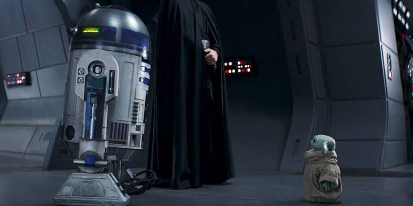 The Mandalorian Finale R2 D2 and Baby Yoda