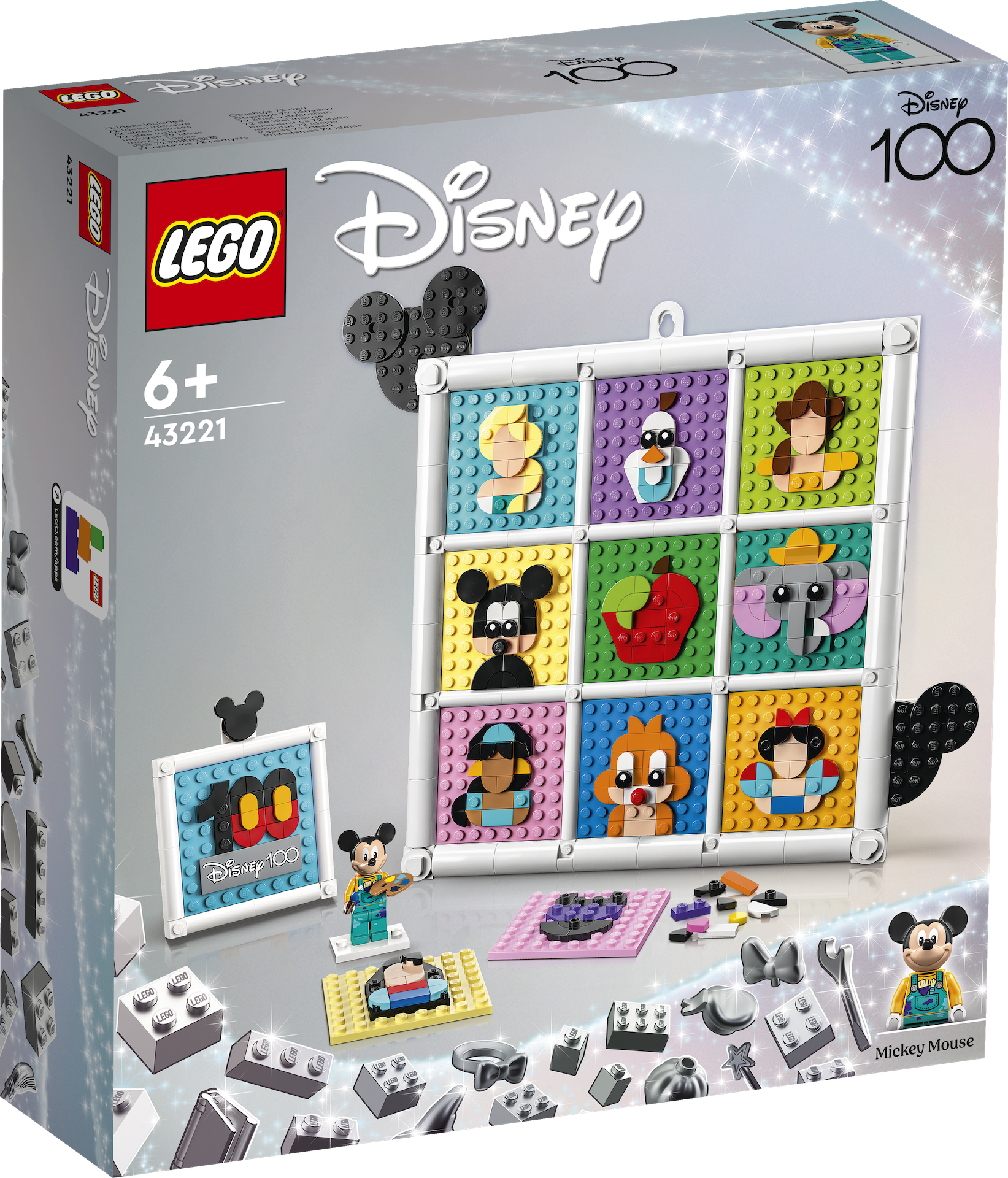 LEGO Disney 43221 100 Years of Disney Animation Icons 1