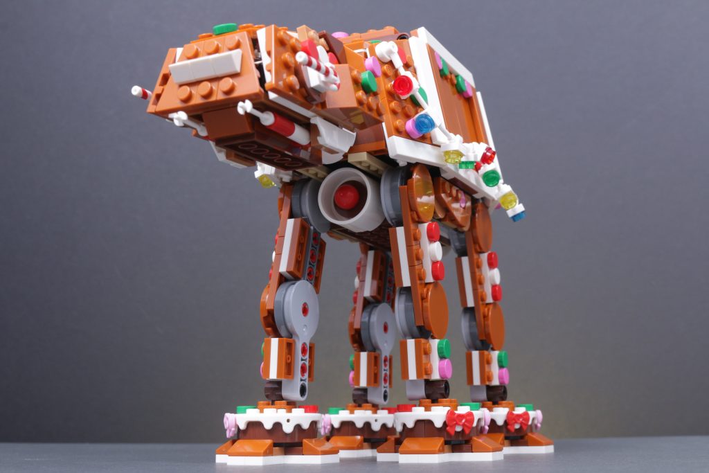LEGO Christmas 2025 sets 40812 Snowman Ornaments 40809 Festive Gingerbread House 40820 Up Scaled Santa Minifigure 40806 Gingerbread AT AT Walker review 38 1024x683