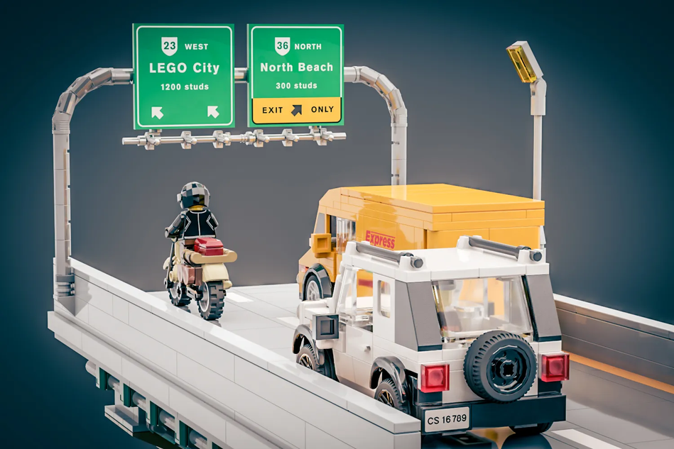 LEGO Ideas Overpass Park 6